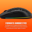 Ver imagem 4 de Mouse Gamer Hana Rgb 7200dpi Ultraleve Wireless/usb-c Preto
