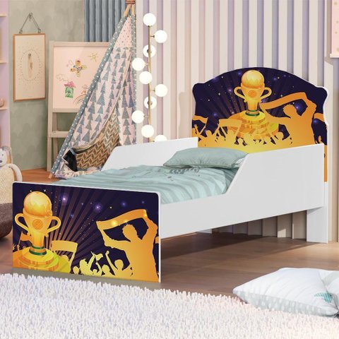 Mini Cama Fadinhas Meninas com Colchão