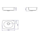 Ver imagem 4 de Cuba de Apoio Retangular 50cm Deca Liquid Branco Deca