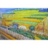 Quadro Pintura Tela ceifador campo trigo sol van gogh 5559: 120cm (A) x 180cm (L) - 4