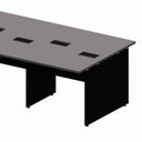 Ver imagem 4 de Mesa de Escritório Estação de Trabalho 8 Lugares 3,60m x 1,20m Pés Painel F5 Office