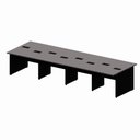 Ver imagem 2 de Mesa de Escritório Estação de Trabalho 8 Lugares 3,60m x 1,20m Pés Painel F5 Office
