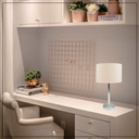 Ver imagem 4 de Abajur para Sala Pé Escovado Grande Cúpula Algodão Cru