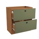 Ver imagem 5 de Balcão 2 Gavetas Kappesberg Pixel Canela/verde Frevo 80cm