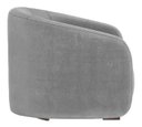 Ver imagem 3 de Kit 2 Poltronas Decorativa Julia Suede Cinza - Lm Decor