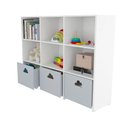 Ver imagem 2 de Estante de Nichos Nuvem Scott 170cm com Baús em MDF Woodcore