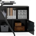 Ver imagem 4 de Escrivaninha Office em L Steel Preto – EJ Móveis