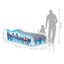 Ver imagem 2 de Cama Infantil Adesivada Divertida Quarto Menino Menina - Solteiro - Navio
