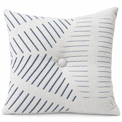 Almofadas com Botão para Sofás e Camas Decorativas un. Diversas Cores Macias:Desenhada