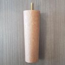 Ver imagem 4 de Conjunto 7 Pés Fixo para Cama Box Casal para Moveis Box Solteiro 13cm Dimader Mel