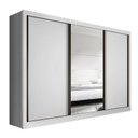 Ver imagem 1 de Guarda Roupa Casal Europa com 3 Espelho 3 Portas -Mt- Rei de Casa Branco