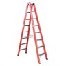 Escada em Fibra Tesoura Dupla 8 Degraus 2,40m WBertolo - 1