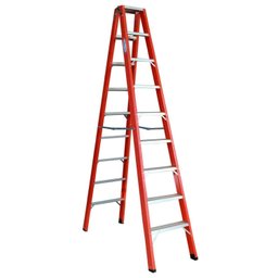 Escada em Fibra Tesoura Dupla 9 Degraus 2,70m WBertolo - 1