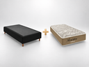 Ver imagem 7 de Kit Colchão Virtus Pocket Solteirão com Box Preto Corino