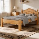 Ver imagem 3 de Cama Casal Queen 160cm Madeira Maciça Torneada Andry Mel B11 - Mpozenato