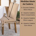Ver imagem 5 de Kit Capas de Cadeira Jantar Lisa Ajustável C/ Elástico 06 Pçs - Moderna para Cozinha Malha Gel