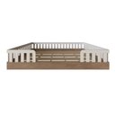 Ver imagem 4 de Cama Infantil Montessoriana Casal Sol Marrom/Carvalho Mel/Branco