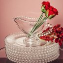 Ver imagem 3 de Jogo 8 Pratos Cristal Pearl 28cm Wolff Transparente Raso