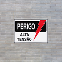Ver imagem 3 de Combo 6 Placas De Sinalização Perigo Alta Tensão 30X20 Acesso - S-217 F9e