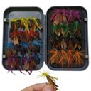 Ver imagem 1 de Isca Pesca Peixe Mosca Artificial Fishing Pescaria Tucunare Tainha Robalo Lambari Traira Açude Rio M