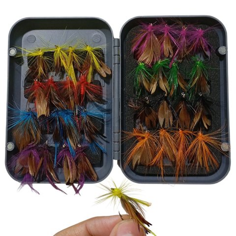Isca Pesca Peixe Mosca Artificial Fishing Pescaria Tucunare Tainha Robalo Lambari Traira Açude Rio M