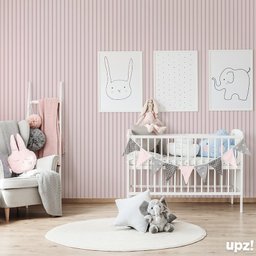 Papel de Parede Ripado ROSA LIGHT - 3