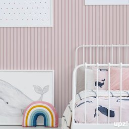 Papel de Parede Ripado ROSA LIGHT - 4