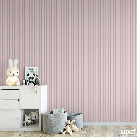 Papel de Parede Ripado ROSA LIGHT