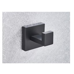 Kit Acessórios Banheiro Preto Inox 304 Escovado Luxo 4 Peças - 6