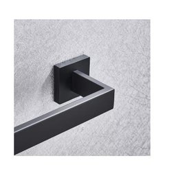 Kit Acessórios Banheiro Preto Inox 304 Escovado Luxo 4 Peças - 3