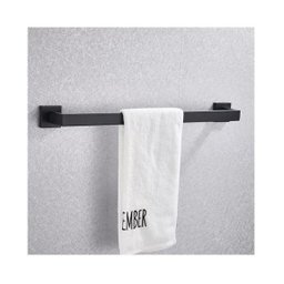 Kit Acessórios Banheiro Preto Inox 304 Escovado Luxo 4 Peças - 4