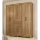 Ver imagem 1 de Guarda Roupa Roupeiro Solteiro 82060 08 Portas 02 Gavetas Munique Amendola Touch Demóbile