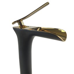 Torneira Cascata Monocomando Luxo Misturador Quente Frio Banheiro Bancada Cuba Cobre - 5