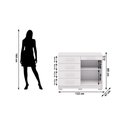 Ver imagem 2 de Cômoda Sapateira Sirius Branco Vila Rica