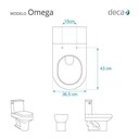 Ver imagem 3 de Assento Sanitario Decorado Borboleta Omega para Vaso Deca