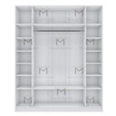 Ver imagem 3 de ARMÁRIO COLMEIA CABIDEIRO TORRES M18.2020.B (CLOSET, LOJA) MUNDI MOVEIS