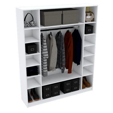 ARMÁRIO COLMEIA CABIDEIRO TORRES M18.2020.B (CLOSET, LOJA) MUNDI MOVEIS