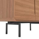 Ver imagem 5 de Buffet para Sala de Jantar 2 Portas Otto Espresso Móveis Marrom/Freijó/Preto