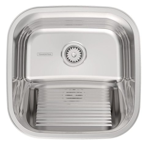 Tanque de Encaixe para Embutir Hera 25l em Aço Inox Polido 40x40 - Tramontina 94403407