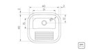 Ver imagem 7 de Tanque de Encaixe para Embutir Hera 25l em Aço Inox Polido 40x40 - Tramontina 94403407