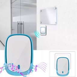 Campainha sem Fio Facil Instalação 36 Toques Ajustáveis Volume Led Indicador Resistência a Água Inte - 2