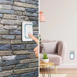 Campainha sem Fio Facil Instalação 36 Toques Ajustáveis Volume Led Indicador Resistência a Água Inte - 7