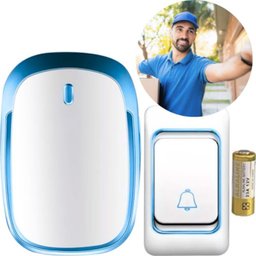Campainha sem Fio Facil Instalação 36 Toques Ajustáveis Volume Led Indicador Resistência a Água Inte - 8