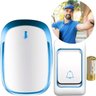 Campainha sem Fio Facil Instalação 36 Toques Ajustáveis Volume Led Indicador Resistência a Água Inte - 8