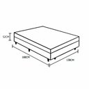 Ver imagem 5 de Cama Box Casal Colchão Anny Espuma D23 NK Camas + Box Sintético 52x138x188 Cor:Cinza