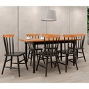 Ver imagem 3 de Mesa de Jantar Udine Preto e Natural 125x80 Fabrispuma