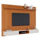 Ver imagem 4 de Painel Suspenso Loft 2.2 com Mesa de Centro Classic Redonda Nature Off White - Imcal