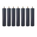 Ver imagem 1 de Kit 7 Pés De Cama Box Baú 20cm Casal Pés De Madeira Kit Pés Palito