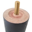 Ver imagem 4 de Kit 7 Pés De Cama Box Baú 20cm Casal Pés De Madeira Kit Pés Palito