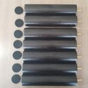 Ver imagem 5 de Kit 7 Pés De Cama Box Baú 20cm Casal Pés De Madeira Kit Pés Palito